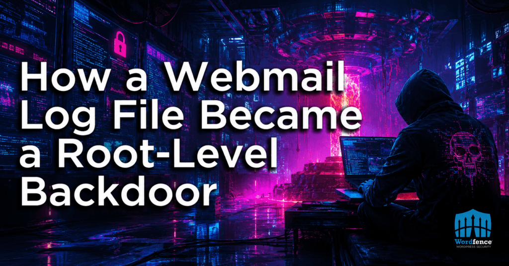 How a Webmail Log File Became a Root-Level Backdoor 